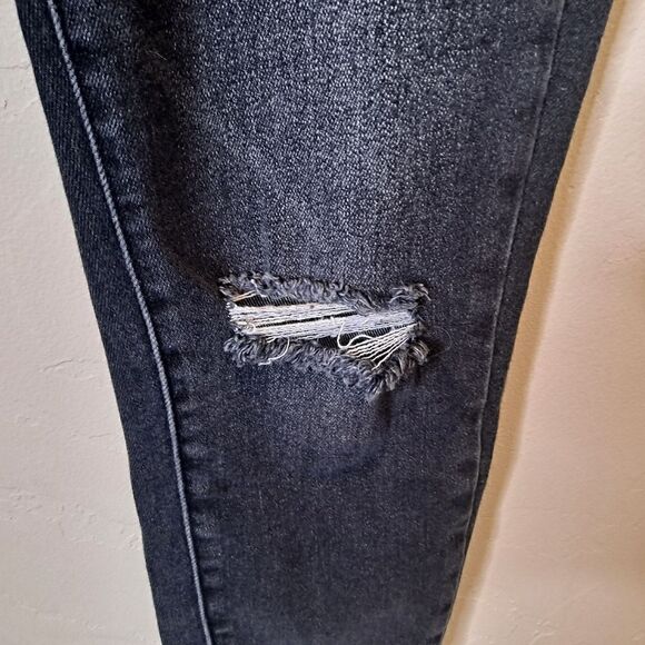 Kancan signature skinny Estilo style black/dark gray size 25. Distressed - Picture 3 of 8